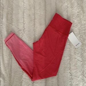 Lululemon Tye Dye Pink Wundunders NWT size 10